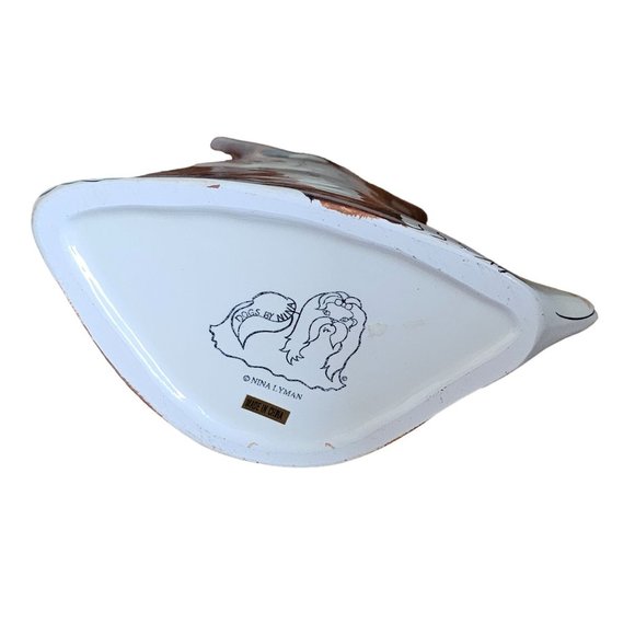 Dogs By Nina Lyman Boxer Vase Puppy Ceramic - Picture 6 of 8